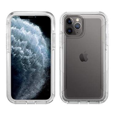 Imagem de Pelican Capa para iPhone 11 Pro, série Voyager – Testada em queda de nível militar – TPU (poliuretano termoplástico) capa protetora de policarbonato para Apple iPhone 11 Pro (transparente)