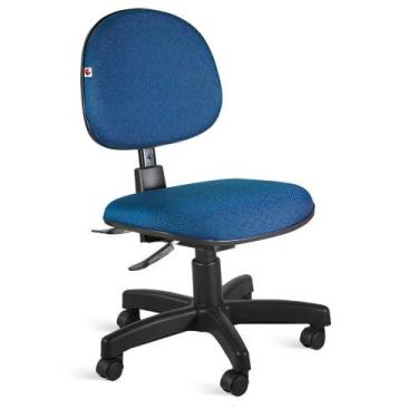 Imagem de Cadeira Executiva Back Sistem Tecido Azul Com Preto - Ideaflex