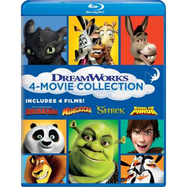 Imagem de DreamWorks 4-Movie Collection (How to Train Your Dragon / Madagascar / Shrek / Kung Fu Panda) [Blu-ray]