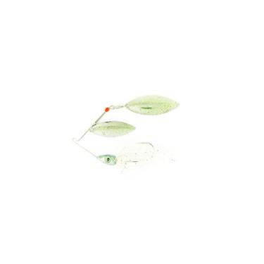Imagem de Nichols Lures Pulsator Metal Flake Double Willow Spinnerbait, Crystal Nickel Green, 10 g