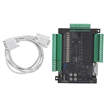 Imagem de Acogedor Controlador FX3U-24MR PLC, placa de controle industrial DC 24V com cabo, relé controlador lógico programável PLC, kit controlador PLC