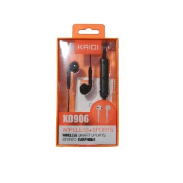 Imagem de Fone De Ouvido Esportivo Bluetooth Kaidi Kd-906 PRETO