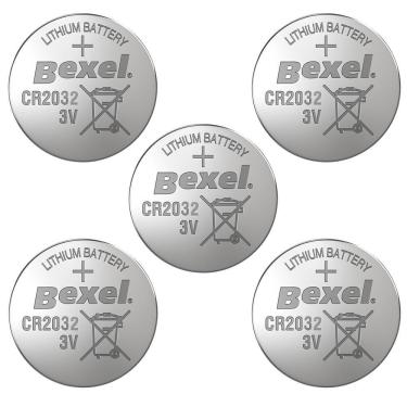 Imagem de Cartela Bateria De Litio Pilhas 5 Baterias Botão Cr2032
