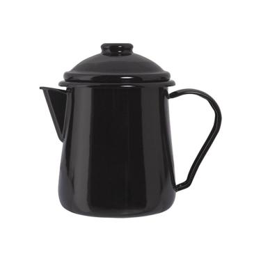 Imagem de Leiteira Esmaltada Ewel Mãe Agata Preta  - 1L