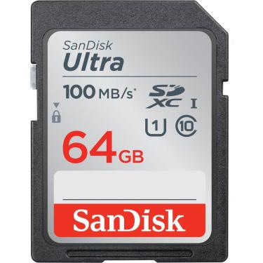 Imagem de Cartão SDXC Sandisk UHS-I Ultra 64GB - 100MB/s