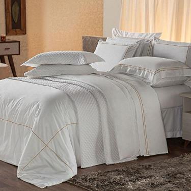 Imagem de KIT CAPA DE EDREDOM SOLTEIRO DUVET 230 FIOS BRANCO - Plumasul