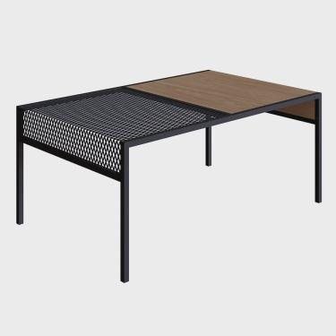 Imagem de Mesa de Centro New Hanover e Preto 80 cm - D'Rossi