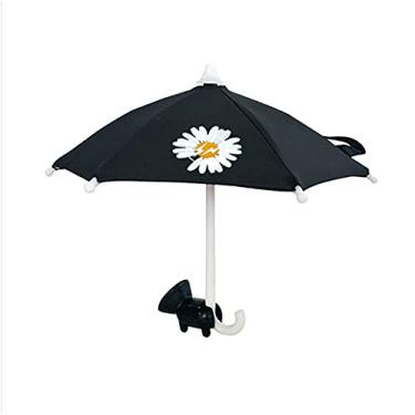Imagem de Guarda-chuva de telefone para sol - Mini guarda-chuva para telefone com suporte de ventosa ajustável universal, guarda-chuva de telefone celular ao ar livre, guarda-sol anti-reflexo (Estilo 10)