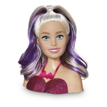 Boneca Busto Nancy Hair Faz Penteados E Maquiagem -supertoys