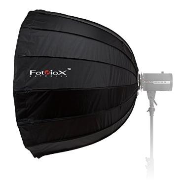 Imagem de Fotodiox Softbox parabólica profunda EZ-Pro 90 cm – Softbox dobrável rápido com anel de velocidade Multiblitz V para Multiblitz V, Varilux, e compatível