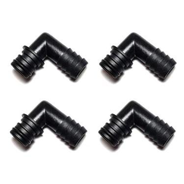 Imagem de Surgeflo Conexões Quad Port para bomba de sistema de água quádrupla (mangueira de 3/4" - cotovelo de 90°)