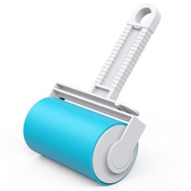 Imagem de Novitika Rolo removedor de pelos de animais de estimação, 2S de secagem rápida, reutilizável e lavável muitas vezes, remove o pelo de casinhas de cães, gatos, tapetes, roupas, sofás, esteira.