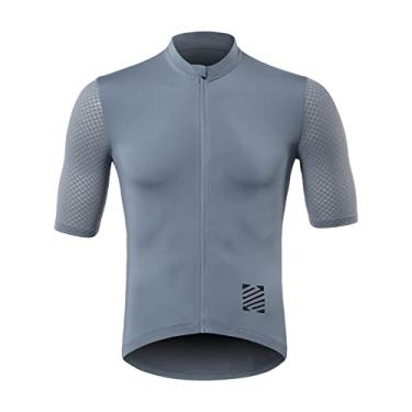Imagem de Tingpai Camisola de ciclismo masculina respirável manga curta camisa de bicicleta MTB mountain bike roupas de jersey