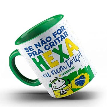 Imagem de Caneca Flork Futebol seleção Brasil Nem torço 3