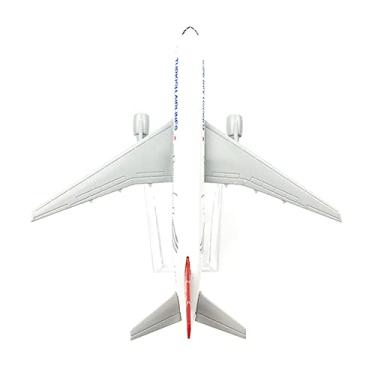 Imagem de MOOKEENONE 16cm Turkish B777 Airplane Model Simulation Aircraft Model Aviation Model Aircraft Kits for Collection and Gift