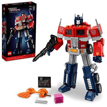 Imagem de LEGO Optimus Prime 10302 Building Set for Adults; Build a Collectible Model of a Transformers Legend (1,508 Pieces), 11.1 x 18.9 x 3.58 inches