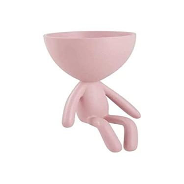 Imagem de Vaso Decorativo em poliresina - Rosa - 13x9,5x16 cm - Mart
