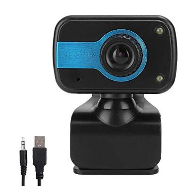 Imagem de 480P Computer Web Camera, HD Camera com microfone embutido, 360 graus Auto Focus Universal Multifuncional Webcam para Windows 2000 / XP / win7 / win8 / win10 / Vista 32bits