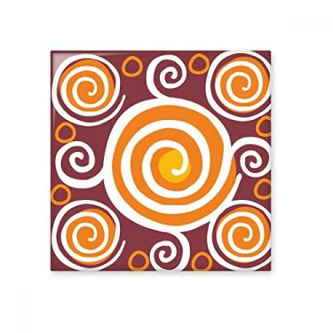 Imagem de Azulejo de cerâmica com desenho de civilização antiga Totems do México de volume brilhante decalque de tijolos vitrificados