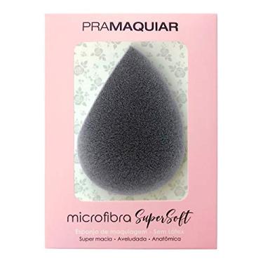 Imagem de Esponja de Maquiagem Microfibra SuperSoft Pramaquiar - Sem Latex - Preta