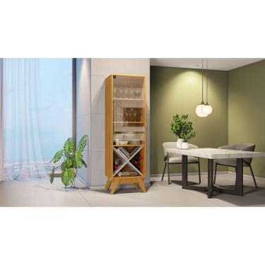 Imagem de Cristaleira Graça com 1 Porta e Adega JCM