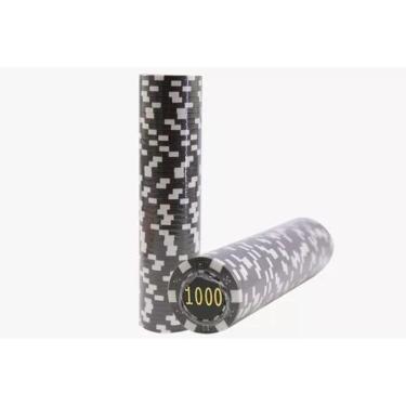 Imagem de Kit Ficha De Poker Com 50 Fichas Numeradas - 40MM ABS