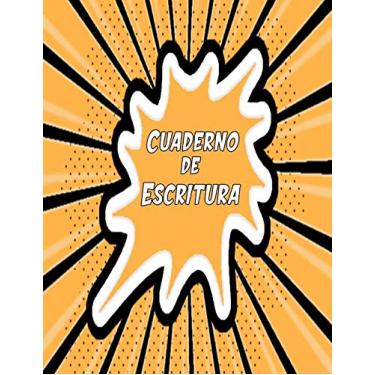 Imagem de Cuaderno de Escritura: Libreta de Doble Raya Portada Comics Amarilla
