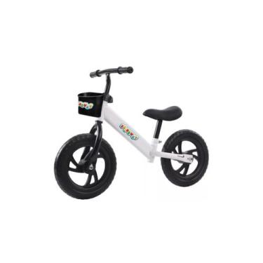 Imagem de Bicicleta Infantil Balance 12 Sem Pedal Pneu Em Eva Cor Branca (Bw152b