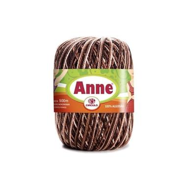 Imagem de Linha De Crochê E Tricô - Anne 500 - Cores Mesclas - 500 Metros - 100% Algodão - Círculo