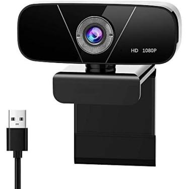 Imagem de Webcam Com Microfone, Câmera Web Full HD 1080P Para PC Com Câmera USB Plug And Play Para Computador Laptop Desktop, Câmera Web Para Chamadas De Vídeo Skype, Estudo, Conferência, Jogos,Serene16