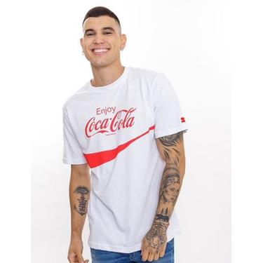 Imagem de Camiseta Starter Collab Coca Cola Logo Classic Branca