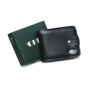 Imagem de Carteira Masculina Com Botao de Pressao Cabe Cedulas Cartoes Plasticos Interno e Porta Moedas Ziper