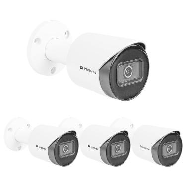 Imagem de Kit 4 Câmeras IP 2 Megapixels Full HD 30m Starlight VIP 3230 B SL G3 Intelbras