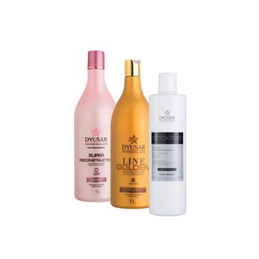 Imagem de Kit Shampoo Ouro 1L + Shampoo Super 1L + Detox 500Ml