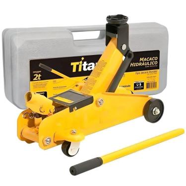 Imagem de Macaco Hidráulico Jacaré Portátil 2 Ton Titanium