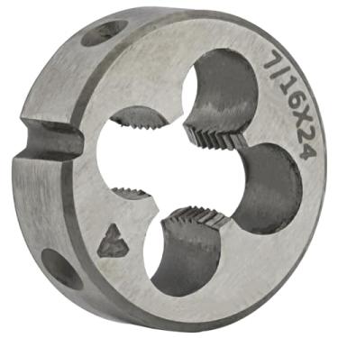 Imagem de Matriz redonda Aceteel 7/16" - 24 UNF, matriz de rosca para máquina da mão direita 7/16" x 24 UNF