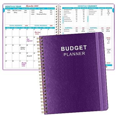 Imagem de Getvow - Planejador Financeiro - 20 x 24 cm - Roxo - 2023-2024 - 132 Páginas - Planejamento Financeiro, Gerenciamento de Dinheiro - Planner