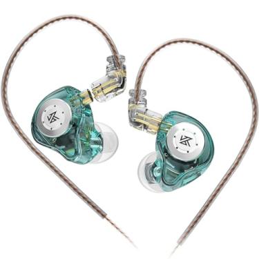 Imagem de Fone De Ouvido Profissional EDX Pro Intra-auricular, Driver Dinâmico Magnético Composto de 10mm, Cabo Substituível, Original - Perfeito para Cantores e Músicos (CIANO)