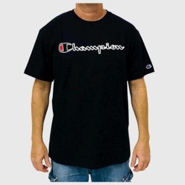 Imagem de Camiseta Champion Script Logo Contour Masculina-Masculino