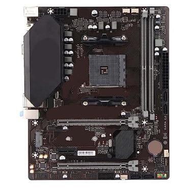 Imagem de Placas-Mãe de Computador, Placa-Mãe de Jogos B550 AM4 APU PCIE 4.0, Placa-Mãe de 3800 MHz USB2.0 USB3.0 M ATX para Acessórios de Laptop