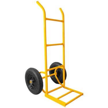 Imagem de Carrinho Para Transporte De Carga Pesada Até 210kg Vonder Carrinho Para Armazém Amarelo