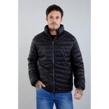 Imagem de Jaqueta Puffer Masculina Básica Leve com Forro Interno Aveludado-Masculino