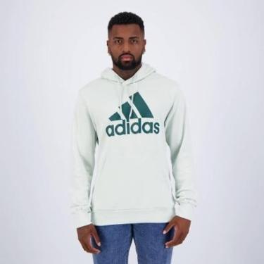Imagem de Moletom Adidas Big Logo com Capuz Verde-Masculino