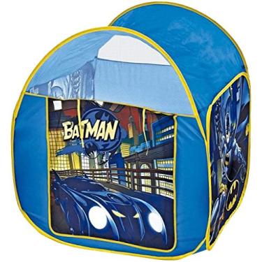 Imagem de Barraca Infantil Dobrável Batman Cavaleiro Das Trevas Montável Cabana Meninos Grande Azul Fácil Montagem Fun