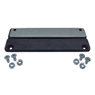 Imagem de Suporte magnético de placa de licença revestido de borracha premium (pacote com 2) – mantenha sua etiqueta de demonstração ou etiqueta de temperatura segura em unidades de teste (pacote com 2)