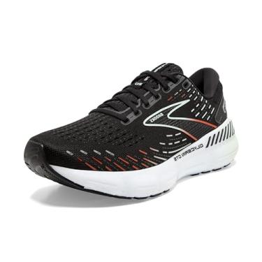 Imagem de Brooks Tênis de corrida feminino Glycerin GTS 20, Preto/vermelho/opala, 34