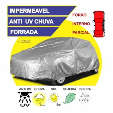 Imagem de Capa Para Cobrir Carro VW Polo Sedan 100% Forrada Impermeavel Proteção