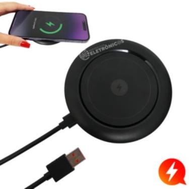 Imagem de Carregador por indução sem fio alta velocidade  15w LE520 - Lelong