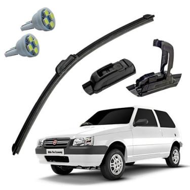 Imagem de Palheta Limpador Parabrisa Fiat Uno 1984 A 2013 + Pingo T10 - Tiger Au