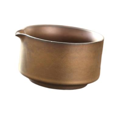 Imagem de YWJLQH Tigela de Chá de Porcelana Tradicional Matcha Bowl Tea Ceremony Chawan, Tigela de Mistura Matcha para Amantes de Chá, Família Iniciante, Bronze, Tamanho real